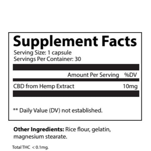 Calming CBD Capsules (300mg)