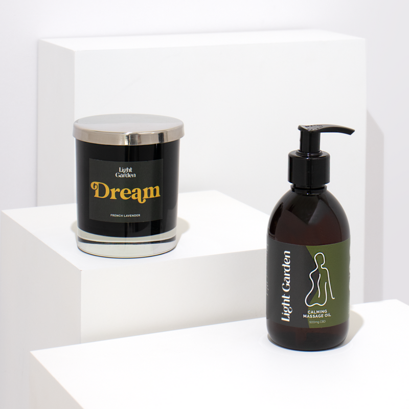 DREAM Calming CBD Candle with French Lavender