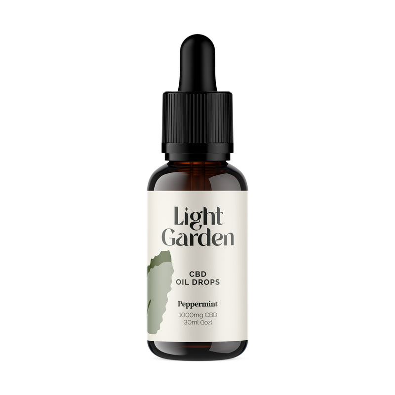 Premium CBD Oil Drops (1000mg) - Peppermint